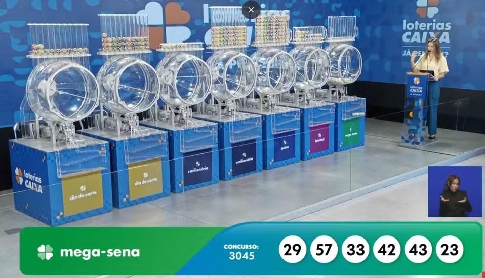 Mega-Sena, concurso 3045: confira os números sorteados