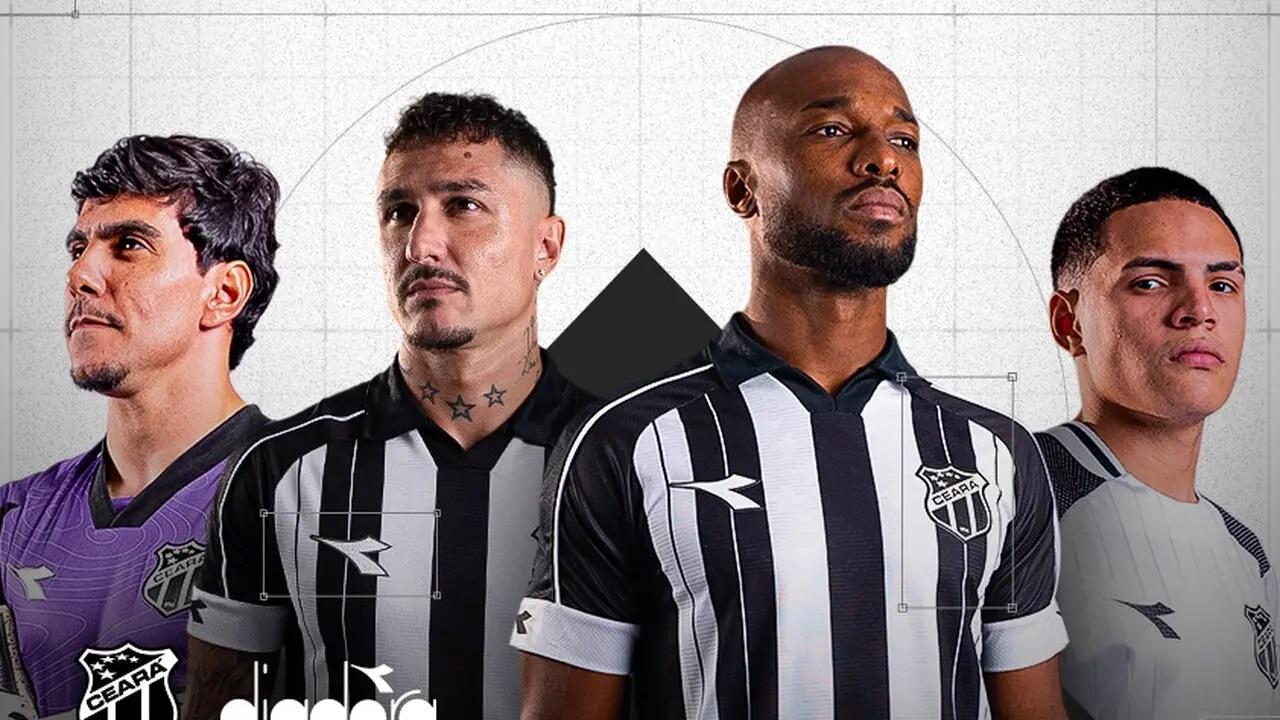 Ceará lança novos uniformes com marca Diadora
