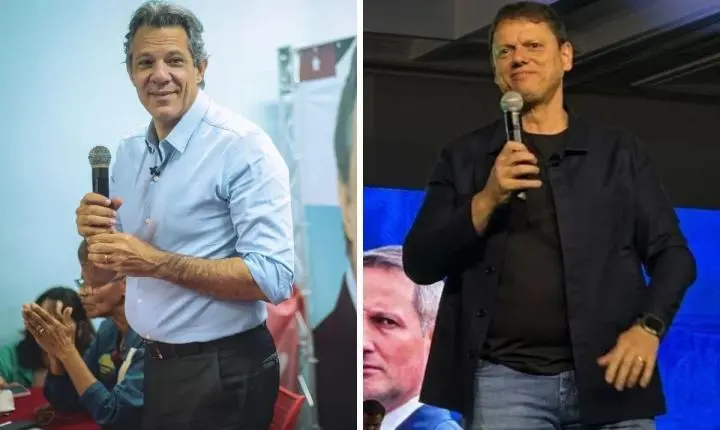 Agro, assessores e bilionários: quem doa para Tarcísio e Haddad em SP