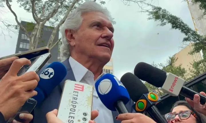 Caiado fala em fechar estatais e diz que PT entregou soberania ao PCC e CV