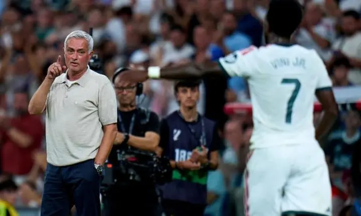 José Mourinho fala sobre reação de Vini Jr. após gol pelo Real Madrid