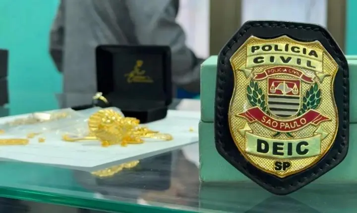 Mais de R$ 1,5 milhão em ouro e joias são apreendidos com receptadores