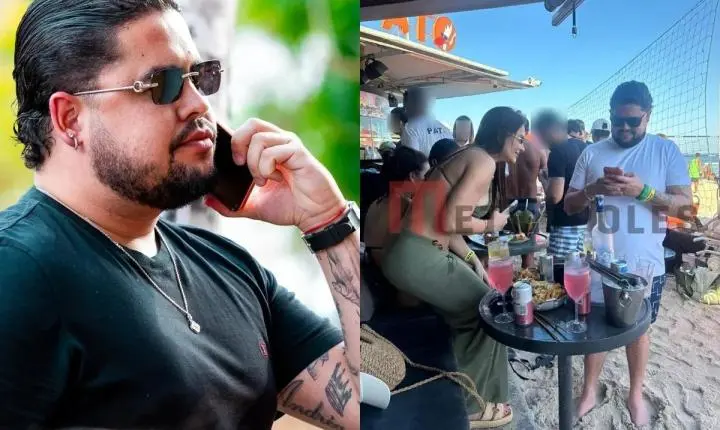 Melhor amigo de Zé Felipe surge com morena em quiosque no Leblon