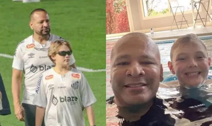 Neymar Pai se declara e faz homenagem no aniversário de Davi Lucca