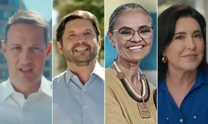 Tarcísio aparece em 1ª propaganda de aliados ao Senado; Haddad é ausência
